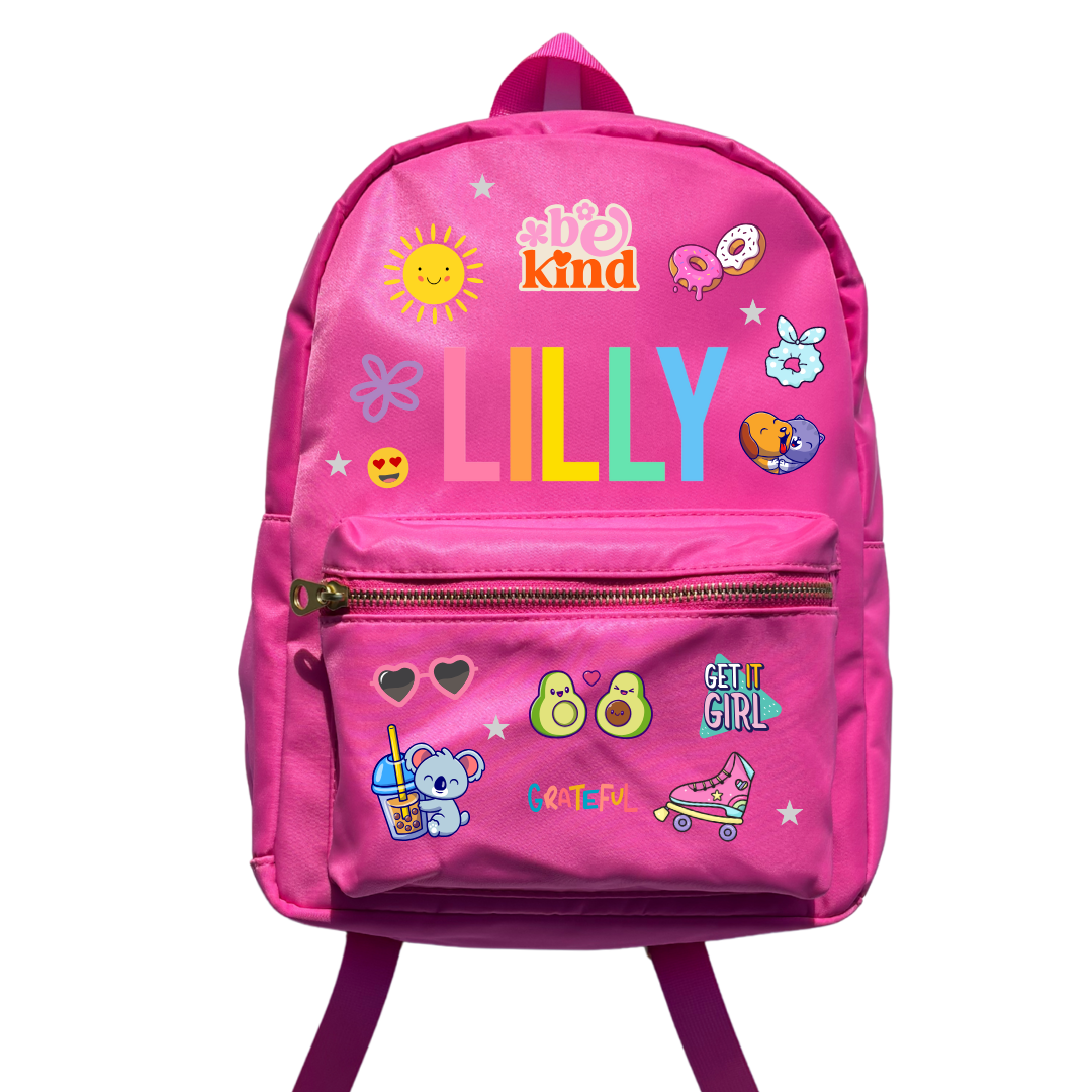 HOT PINK 'LUXE' BACKPACK