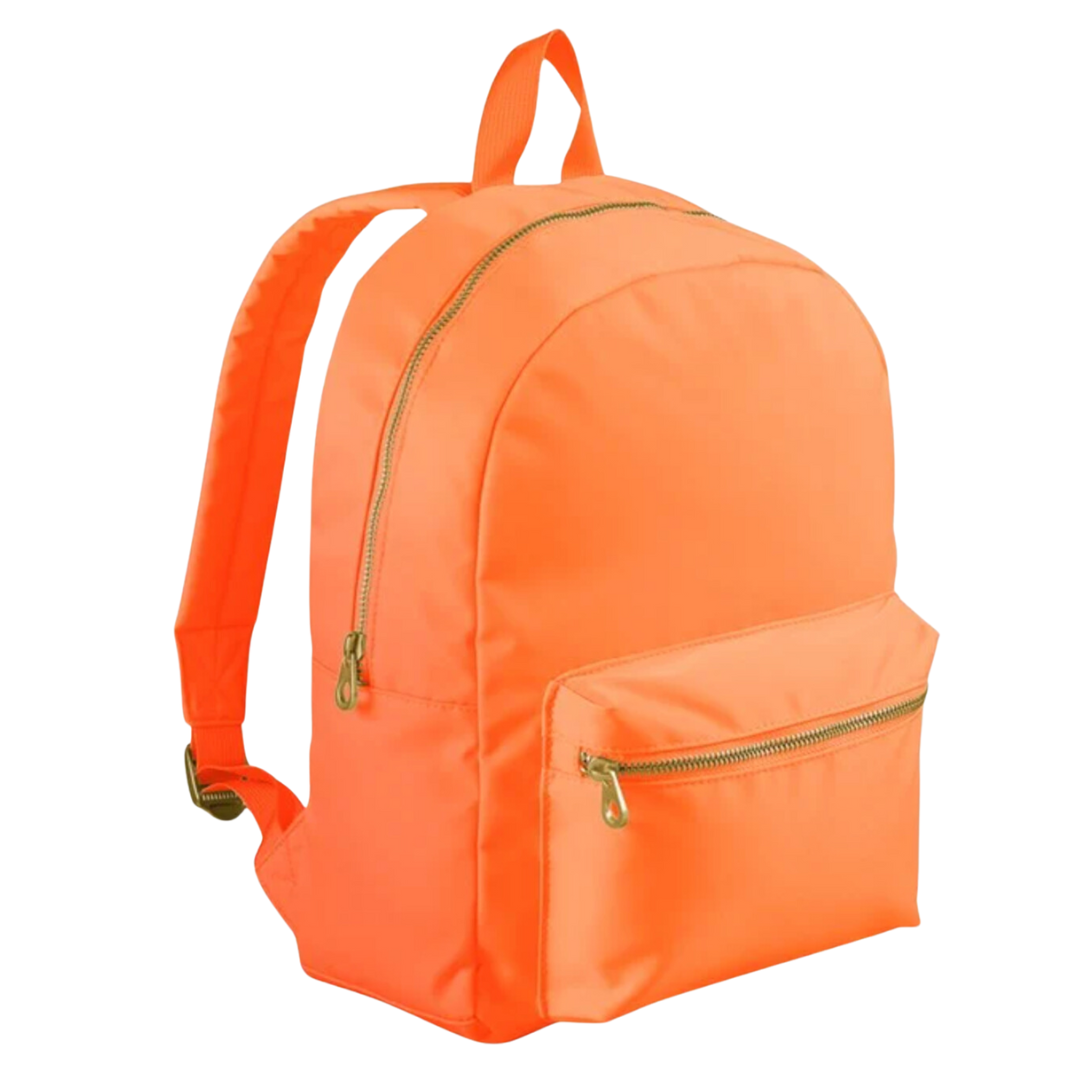 NEON ORANGE 'LUXE' BACKPACK