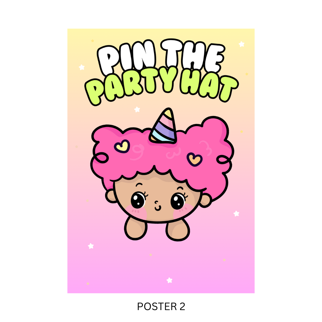 'PIN THE PARTY HAT' GAME
