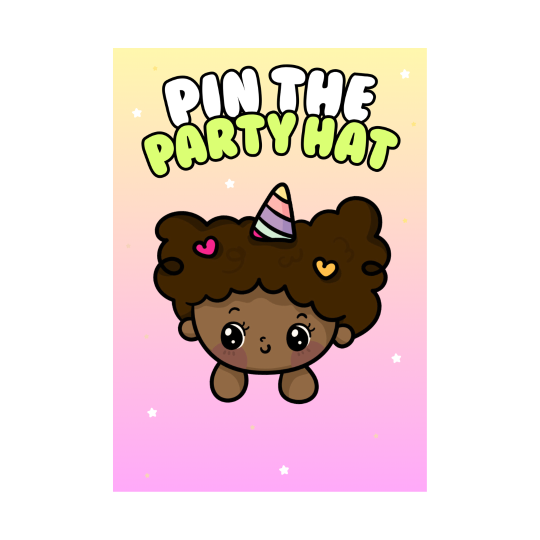 'PIN THE PARTY HAT' GAME