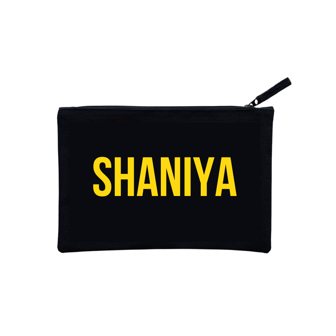 ONE-COLOUR NAME POUCH