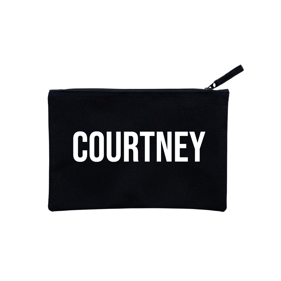 ONE-COLOUR NAME POUCH