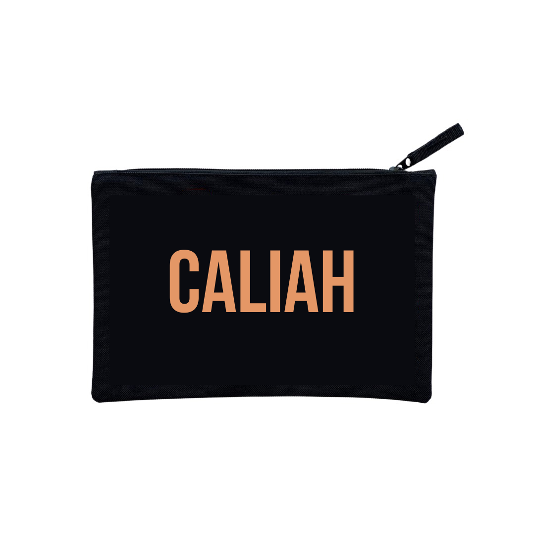 ONE-COLOUR NAME POUCH