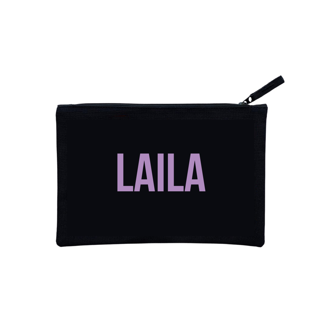 ONE-COLOUR NAME POUCH