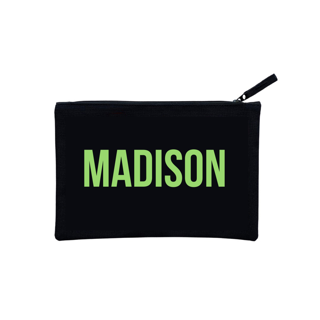 ONE-COLOUR NAME POUCH
